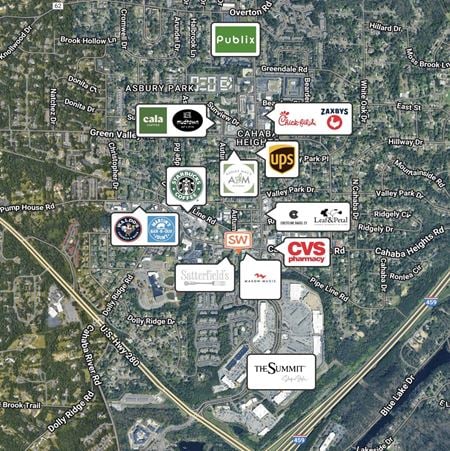 Office space for Rent at 3176 Cahaba Heights Road in Vestavia Hills
