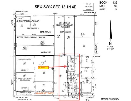 6,970 SF Agriculture/Residential Lot in Heart of Tempe
