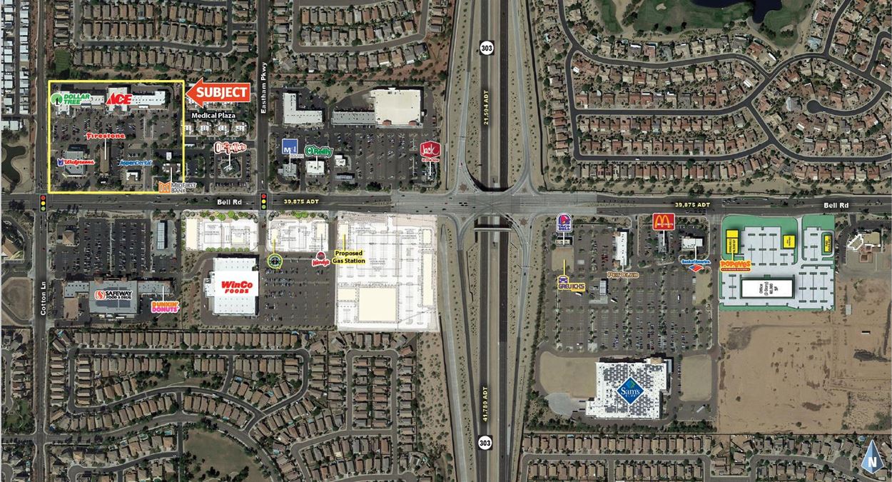 Cotton Lane Professional Plaza 17026 W Bell Rd, Surprise, AZ Retail