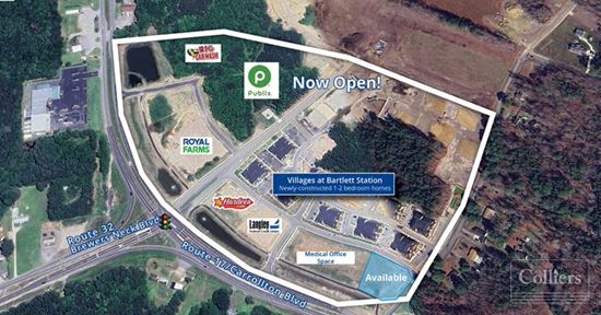 Crossings at Bartlett Station - Parcel for Sale - Publix Now Open! Bon Secours Coming Soon!
