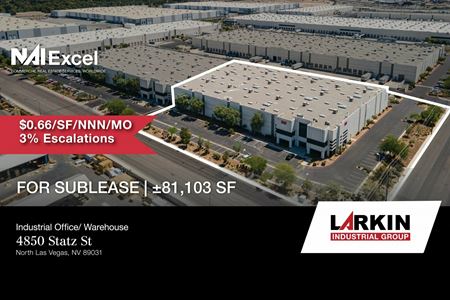 Commercial space for Rent at 4850 Statz Street in North Las Vegas