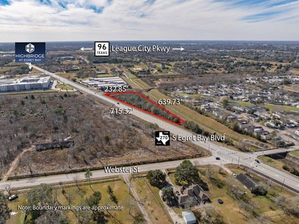 1.93 AC @ Egret Bay Boulevard & Webster Street, League City, Texas 77573