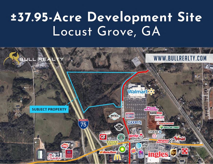 ±37.95-Acre Development Site | Locust Grove, GA