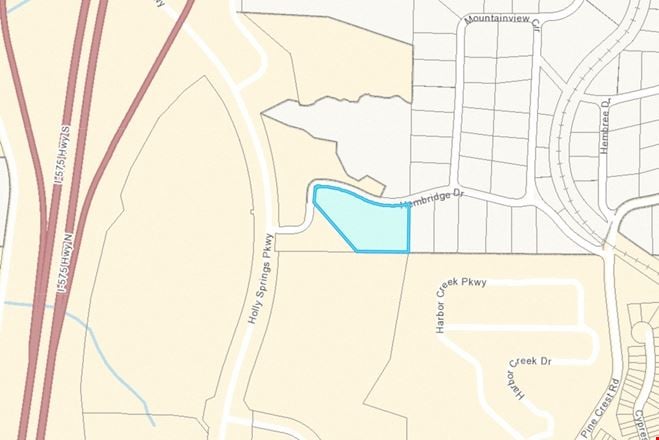 2.6  Acres Zoned GC (Part of an Assemblage of 3.08 AC)  - 125 Hembredge Drive