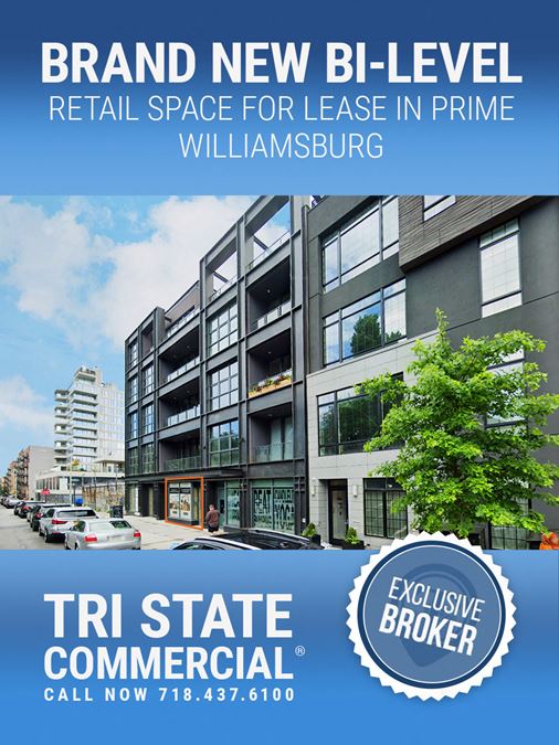 3,700 SF | 170 S 1st St | Brand New Bi-Level Retail Space for Lease
