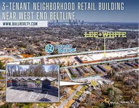 3-Tenant Neighborhood Retail Building Near West End BeltLine | 10.5% Cap Rate