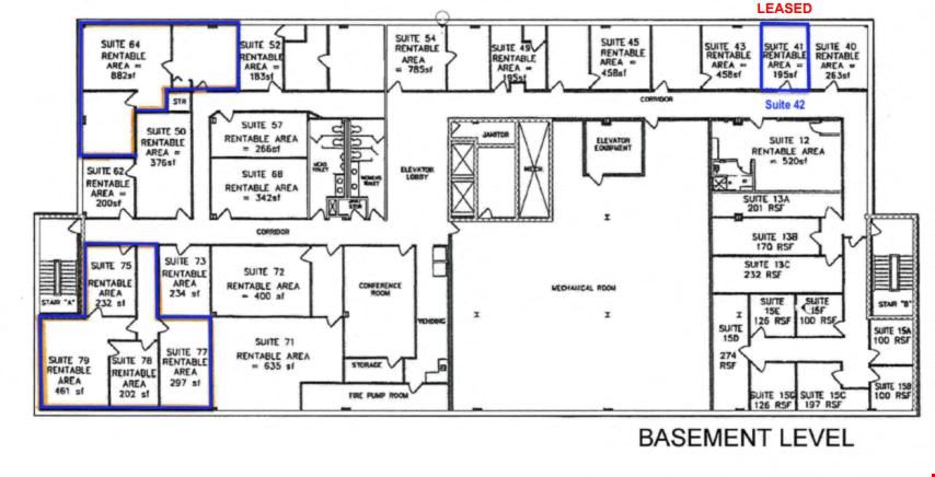 Multiple office spaces available for lease!