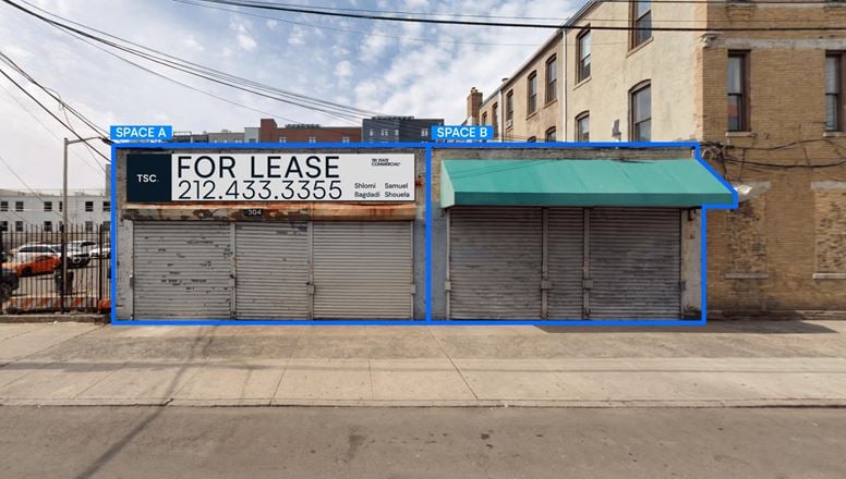 500 - 1,000 SF | 534 Sutter Avenue | East New York Vented Retail Spaces with Glass Frontage for Lease
