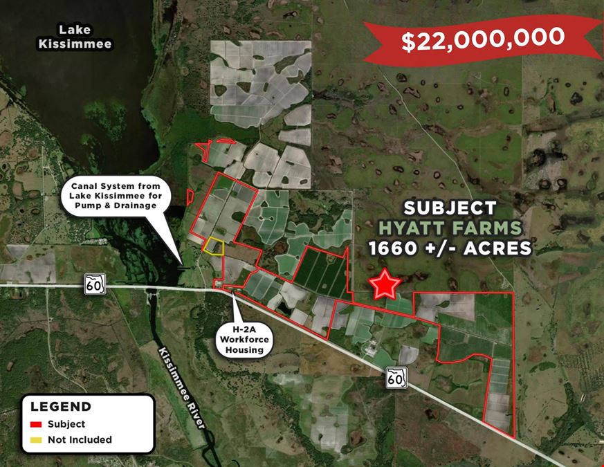 Hyatt Farms at Lake Kissimmee 1,660 +/- Acres