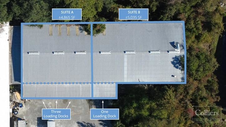 ±1,600 - ±9,900-SF Industrial Space Available