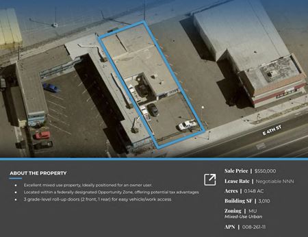 Photo of commercial space at 1125 E 4th St in Reno