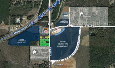 5 Prime Retail/Commercial Land Tracts | Hwy 157 Near I-20, Haughton