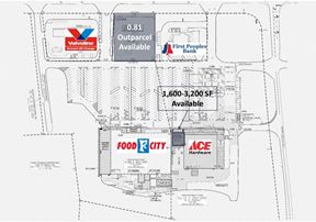Inline Space Available – Revitalized Food City Shopping Center on Asheville Hwy