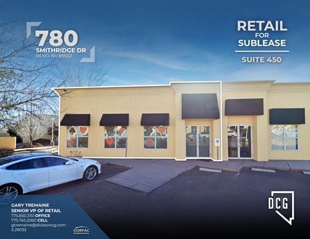 Retail space for Rent at 780 Smithridge Drive, Suite 450 in Reno