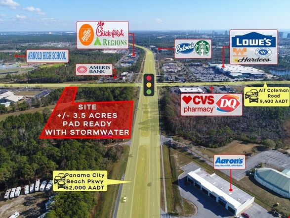 Panama City Grocery Anchored Development Site