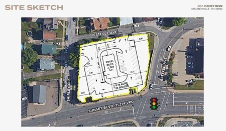 Retail space for Rent at 2117 Sunset Blvd in Steubenville