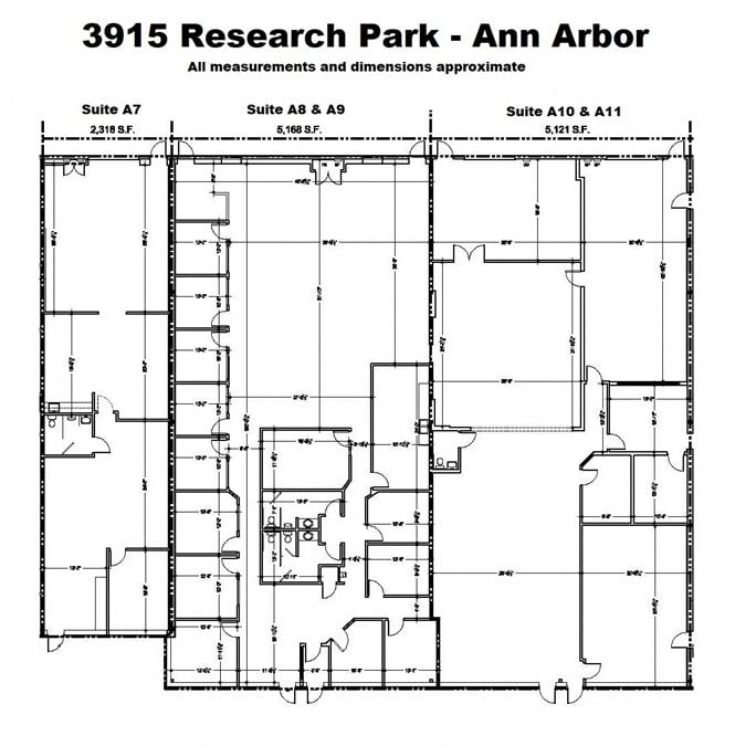 Office / High Tech / Research Suites for Lease in Ann Arbor