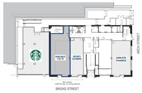 957 SF | 101 N Broad St | Prime Center City Retail Space Available