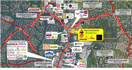 Retail space for Rent at 3245 Peachtree Pkwy in Suwanee