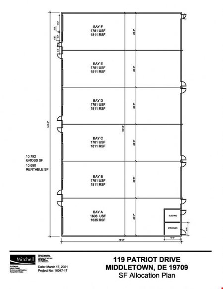 Photo of commercial space at 119 Patriot Dr, Middletown, DE in Middletown