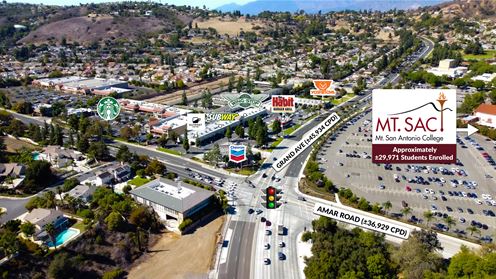 Shop Spaces Near Mt. Sac College Available