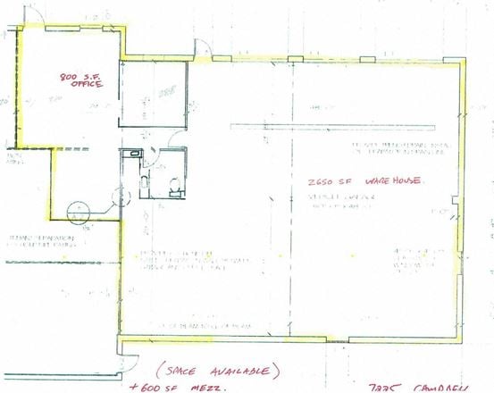 7225 Campbell Blvd - 1,300+/- SF up to 3,450+/- SF Warehouse