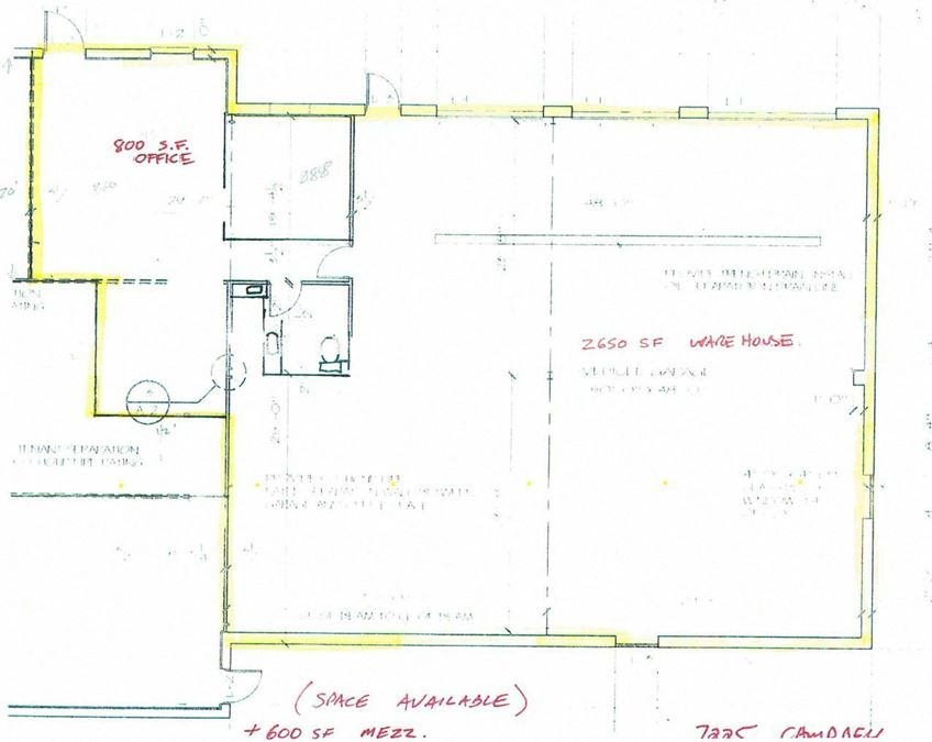 7225 Campbell Blvd - 1,300+/- SF up to 3,450+/- SF Office-Garage Shop