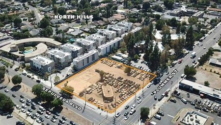 VacantLand space for Rent at 9441 - 9459 N. Sepulveda Blvd., 15420 W. Plummer St. in North Hills