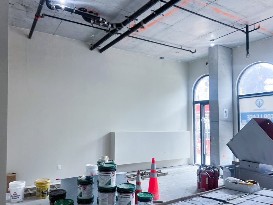 1,850 SF | 1584 Fulton Street | Brand-New Ventable Retail/Office Space for Lease