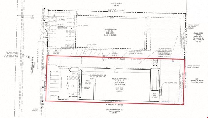 Flex/industrial building under construction with Nov-2024 delivery