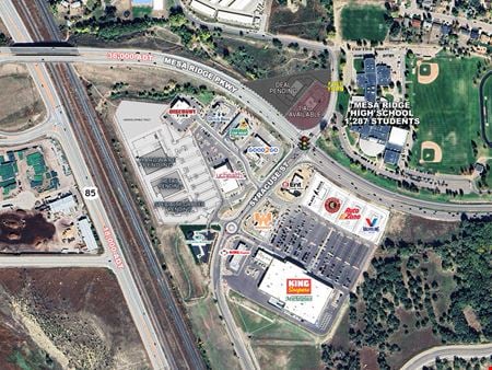 Retail space for Sale at Mesa Ridge Parkway and Syracuse Street - NWC in Colorado Springs