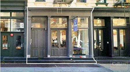 Retail space for Rent at 93 Grand St in New York