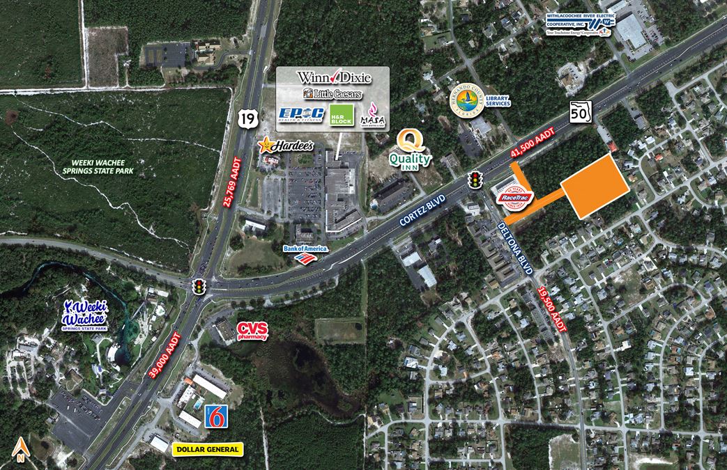 Spring Hill Commercial Acreage For Sale