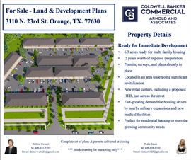 6.3 Acres - Ready for Immediate Development