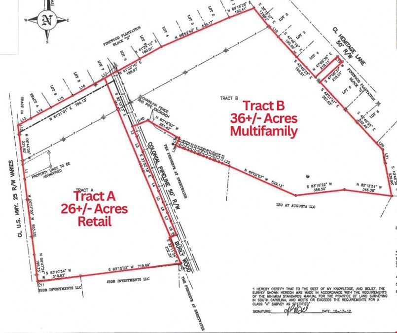 36 +/- acres Multifamily Tract B