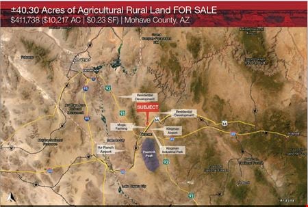 VacantLand space for Sale at ±40.30 Acres of Agricultural Rural Land in Mohave County