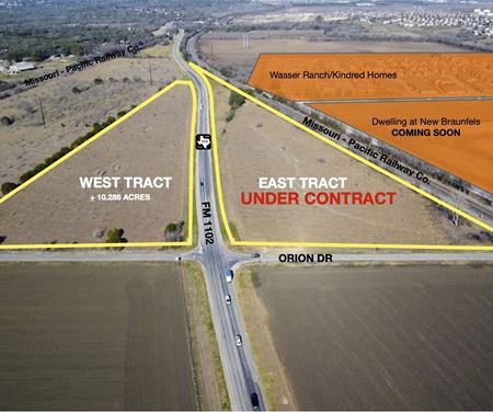 Photo of commercial space at FM 1102 and Orion Drive in New Braunfels