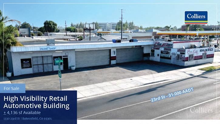 High Visibility Retail Automotive Building | 4,136 SF Available