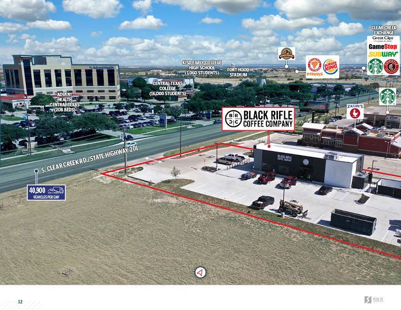 Killeen, TX Black Rifle Coffee 2200 S. Clear Creek Road, Killeen