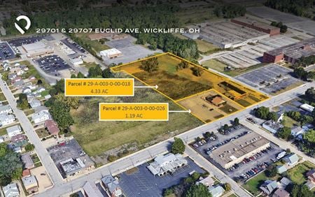 VacantLand space for Sale at 29701 & 29707 Euclid Ave in Wickliffe