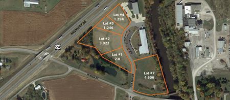 VacantLand space for Sale at 70, 83, 133, 153, 170 Fox Run Drive in Defiance