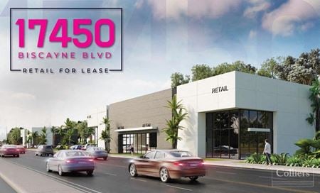 Retail space for Rent at 17450 Biscayne Blvd in North Miami Beach