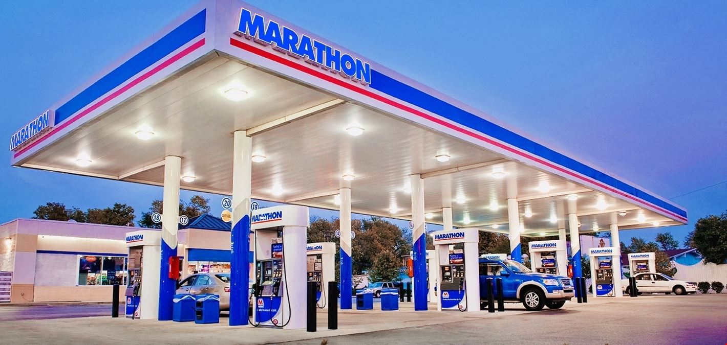 (8% CAP RATE) WABASH AVE PURE NNN MARATHON GAS  STATION W/ SIGNATURE "GO MARKET" C-STROE FOR SALE!