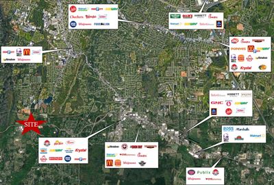 30 - 180 +/- Acres Available off Hwy. 2 & Hutcheson