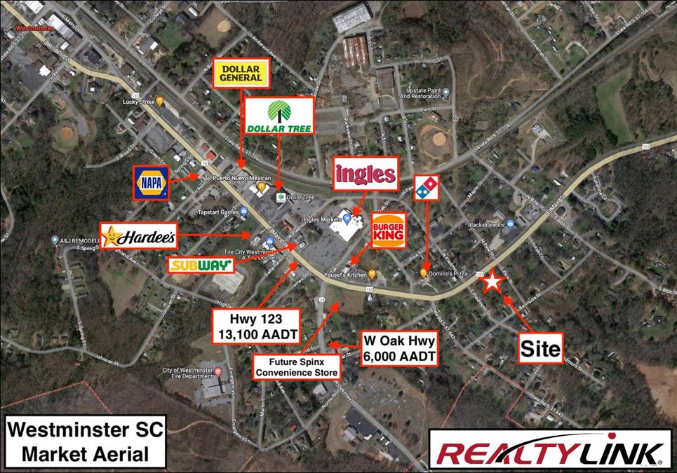 SC Westminster Hwy 123