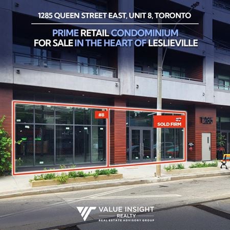 Retail space for Rent at 1285 Queen Street East in Toronto