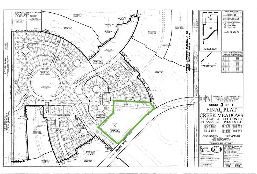 Commercial Land in Creek Meadows Development