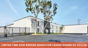 For Lease in North Hollywood: 17,010 SF Building w/ Fenced Private Yard