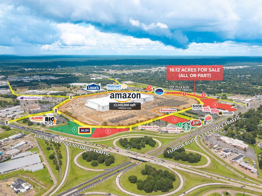 Land Surrounding New Amazon Fulfillment Center