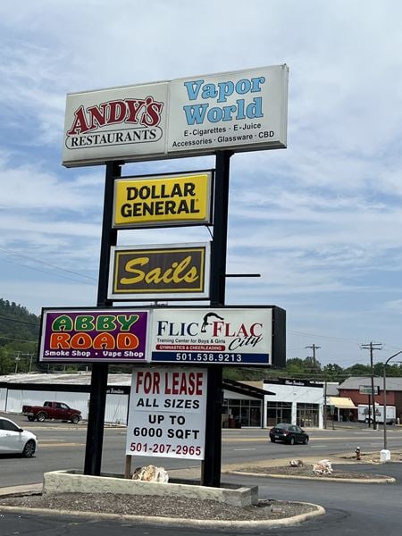 Retail space for Rent at 625 Albert Pike in Hot Springs